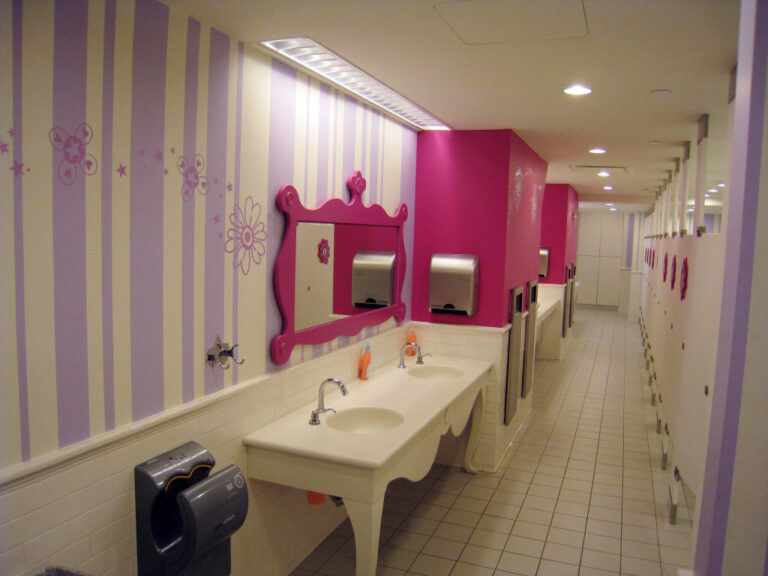 Floor To Ceiling Anchored, Solid Plastic HDPE Toilet Partitions