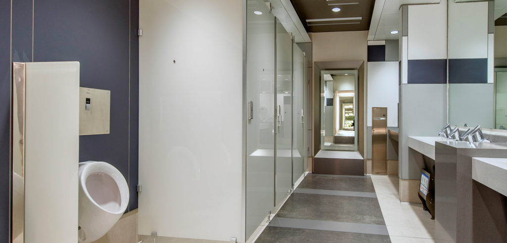 Glass Toilet Partitions