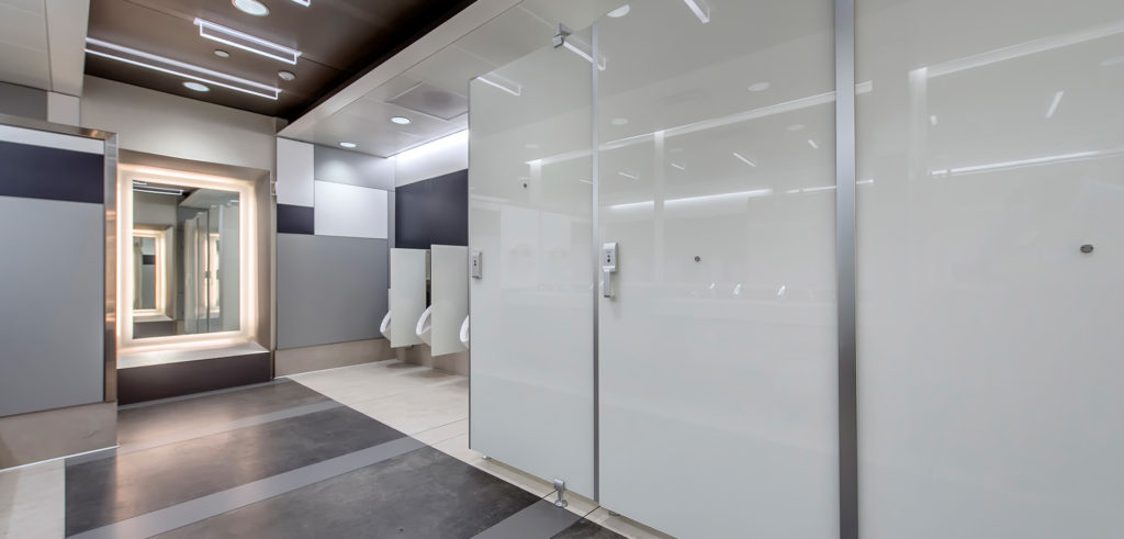 Glass Toilet Partitions