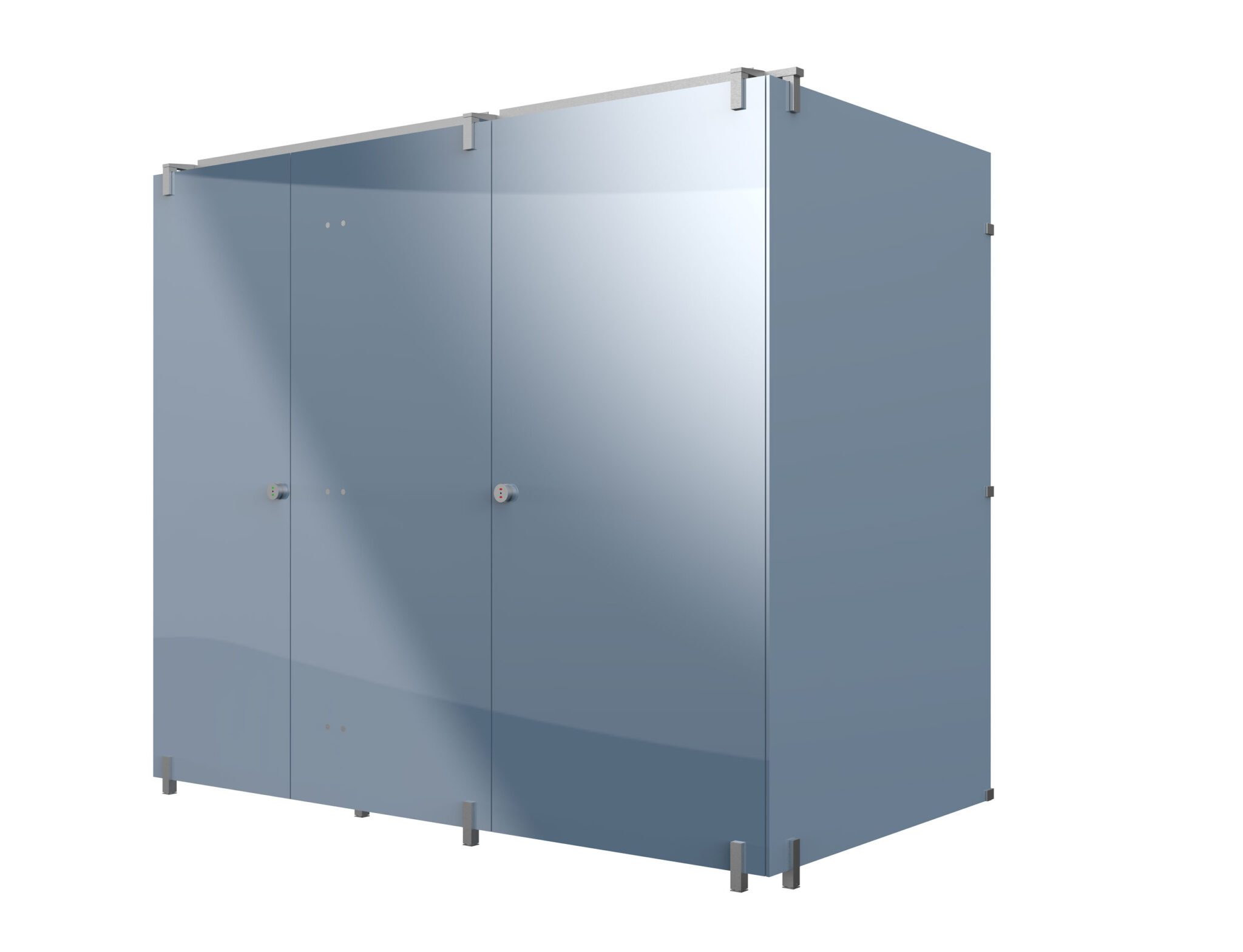 Bradley Euro Style Toilet Partitions Lucent Series Mavi New York