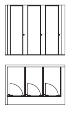 Touchless Partitions Layout 1- Standard Cubicle Assembly
