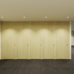 Floor to Ceiling, Plastic Laminate HPL Touchless Partitions