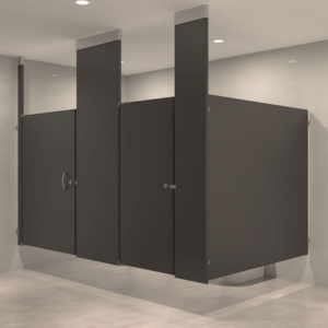 Ceiling Anchored Stainless Steel Toilet Partitions
