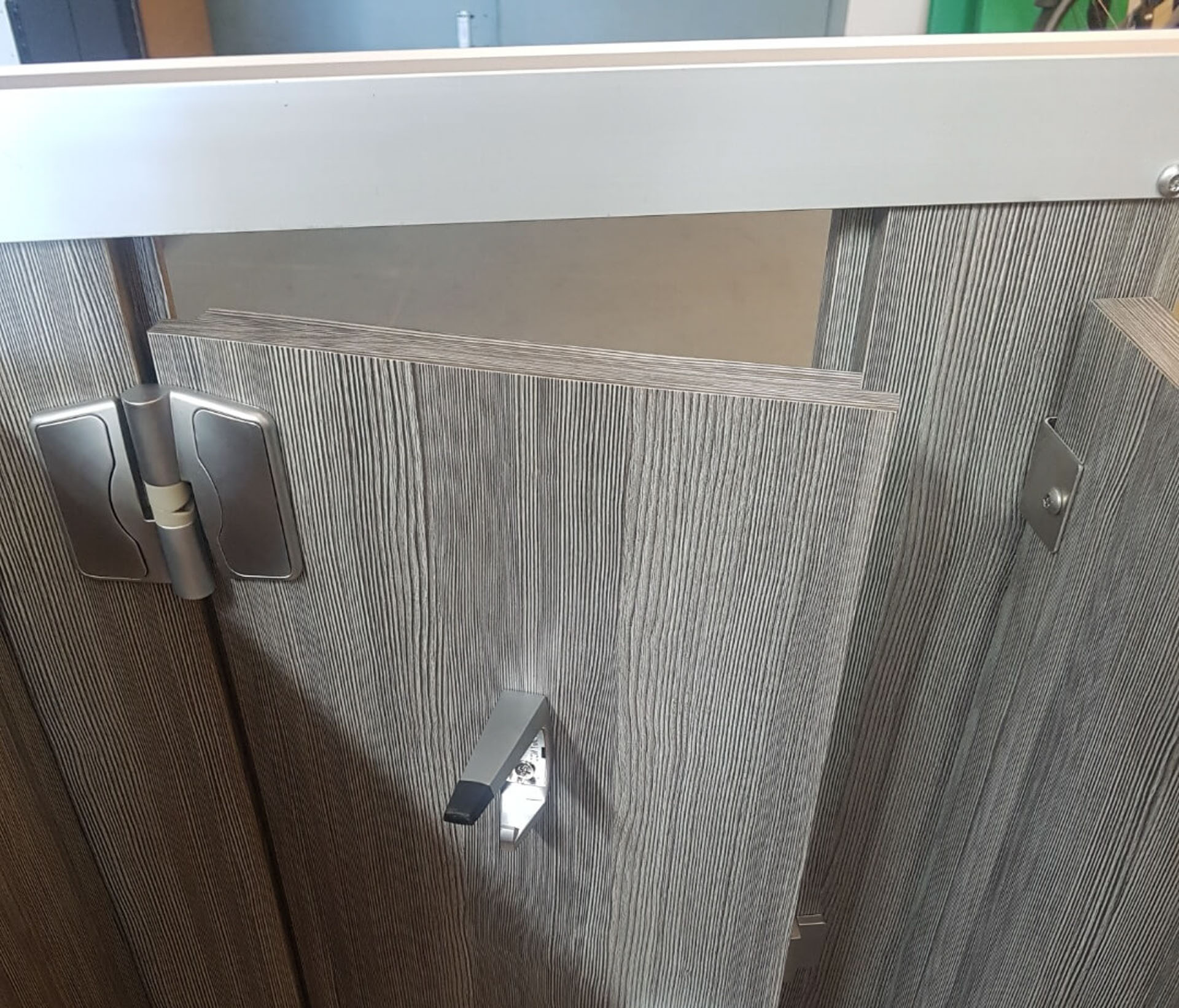 custom made partition mockup inside