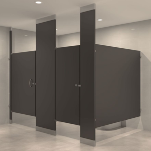 Floor to Ceiling, Solid Plastic HDPE Toilet Partitions